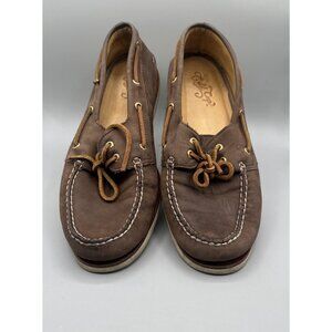 Sperry Top Sider Gold Cup Leather  Boat Shoes Men's 13  Non Marking Brown